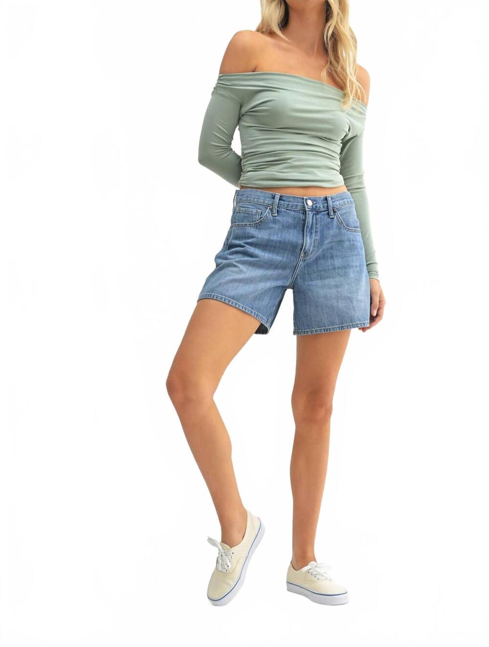 NEW JUST BLACK DENIM denim lightweight short in blue